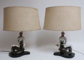 PR MIDCENTURY CERAMIC SEATED F