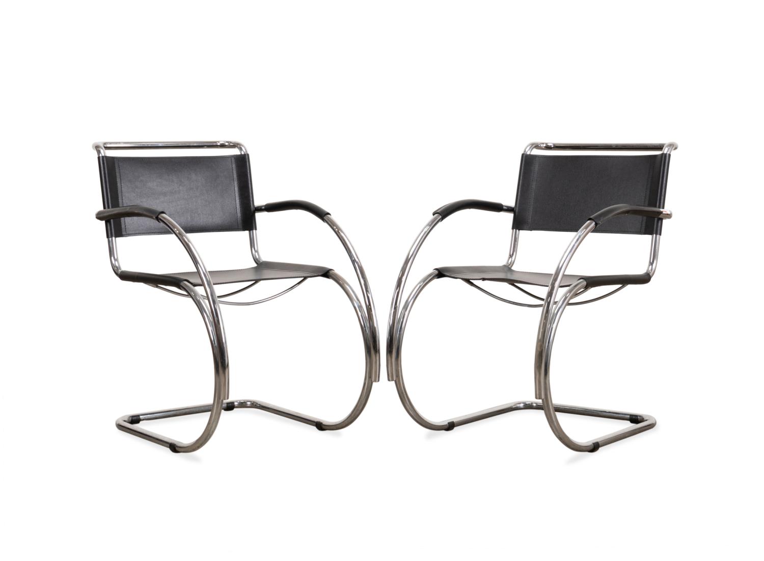 PR MIES VAN DER ROHE MR20 CHAIRS,