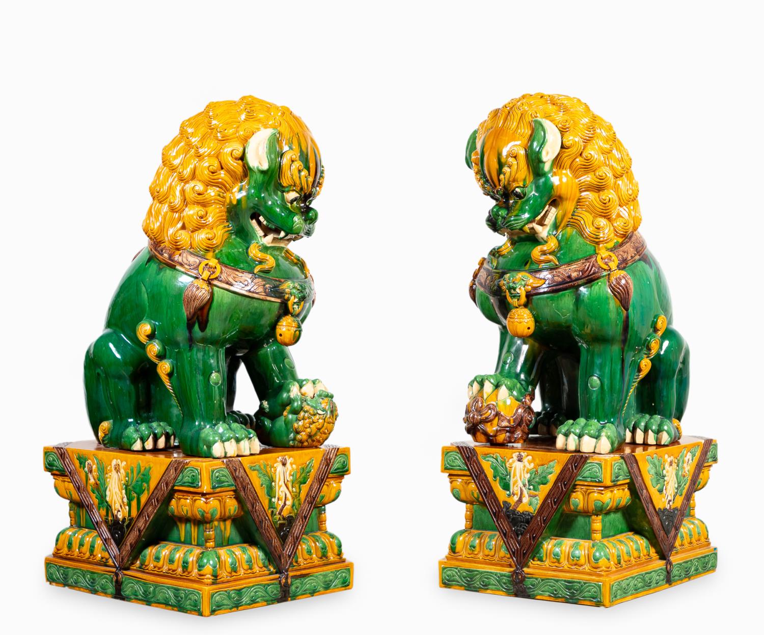 PR, MONUMENTAL SANCAI GLAZED