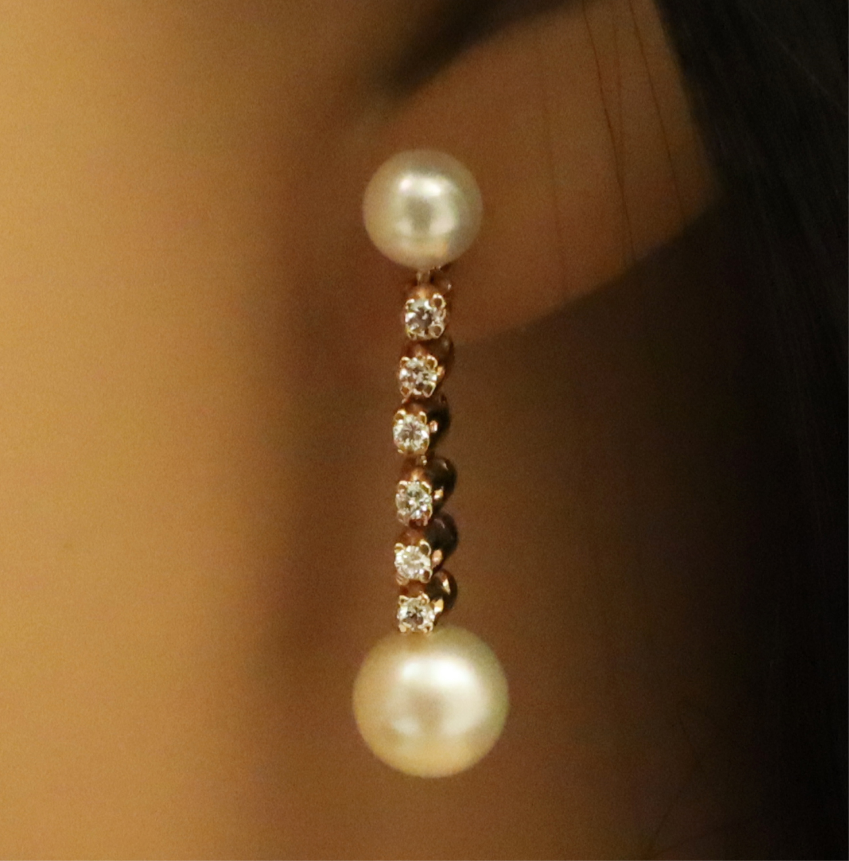 PR. OF 14K YELLOW GOLD DIAMOND &