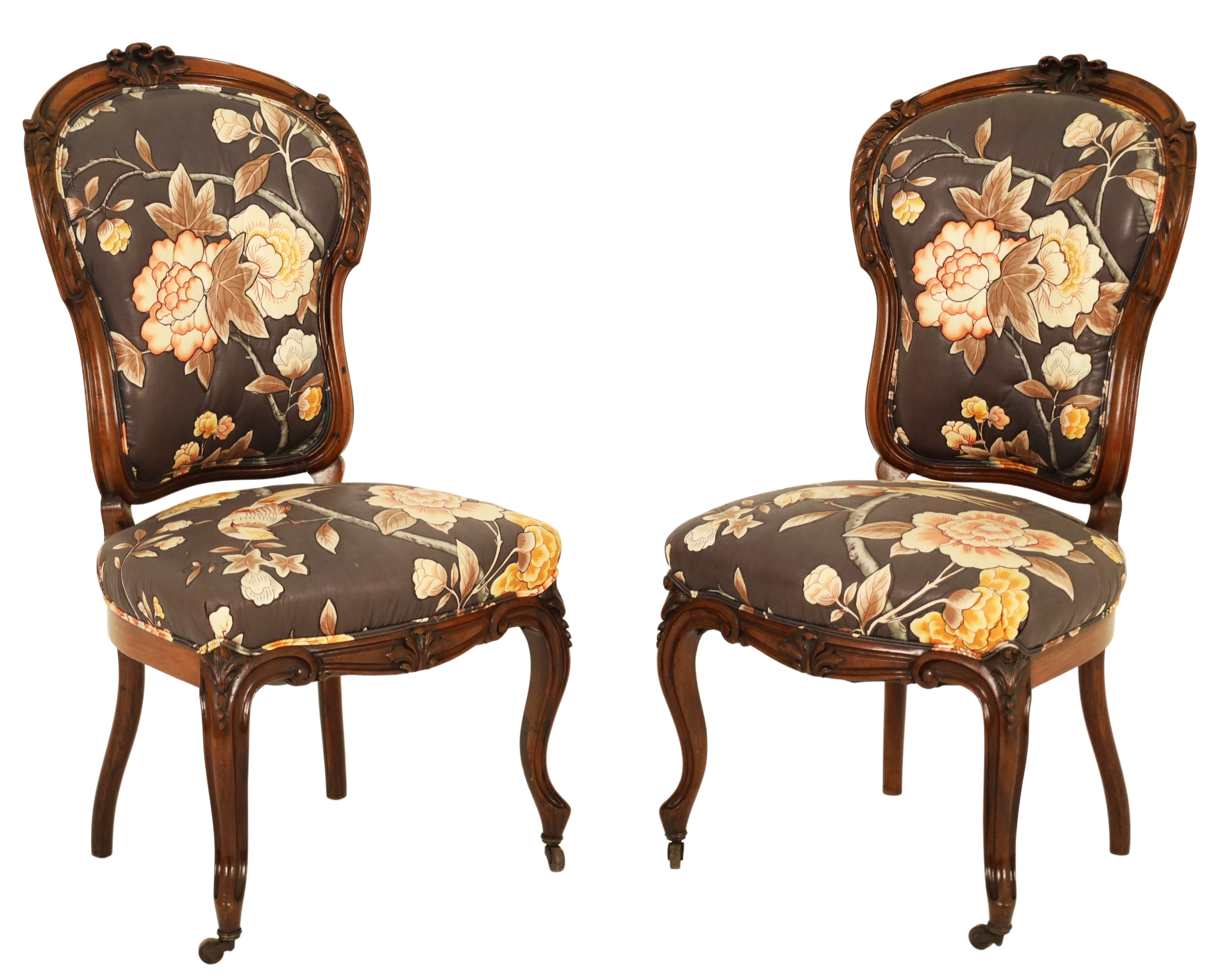 PR. OF 19TH C. CARVED ROSEWOOD