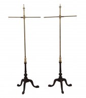 PR OF 19TH C. ENGLISH POLE SCR