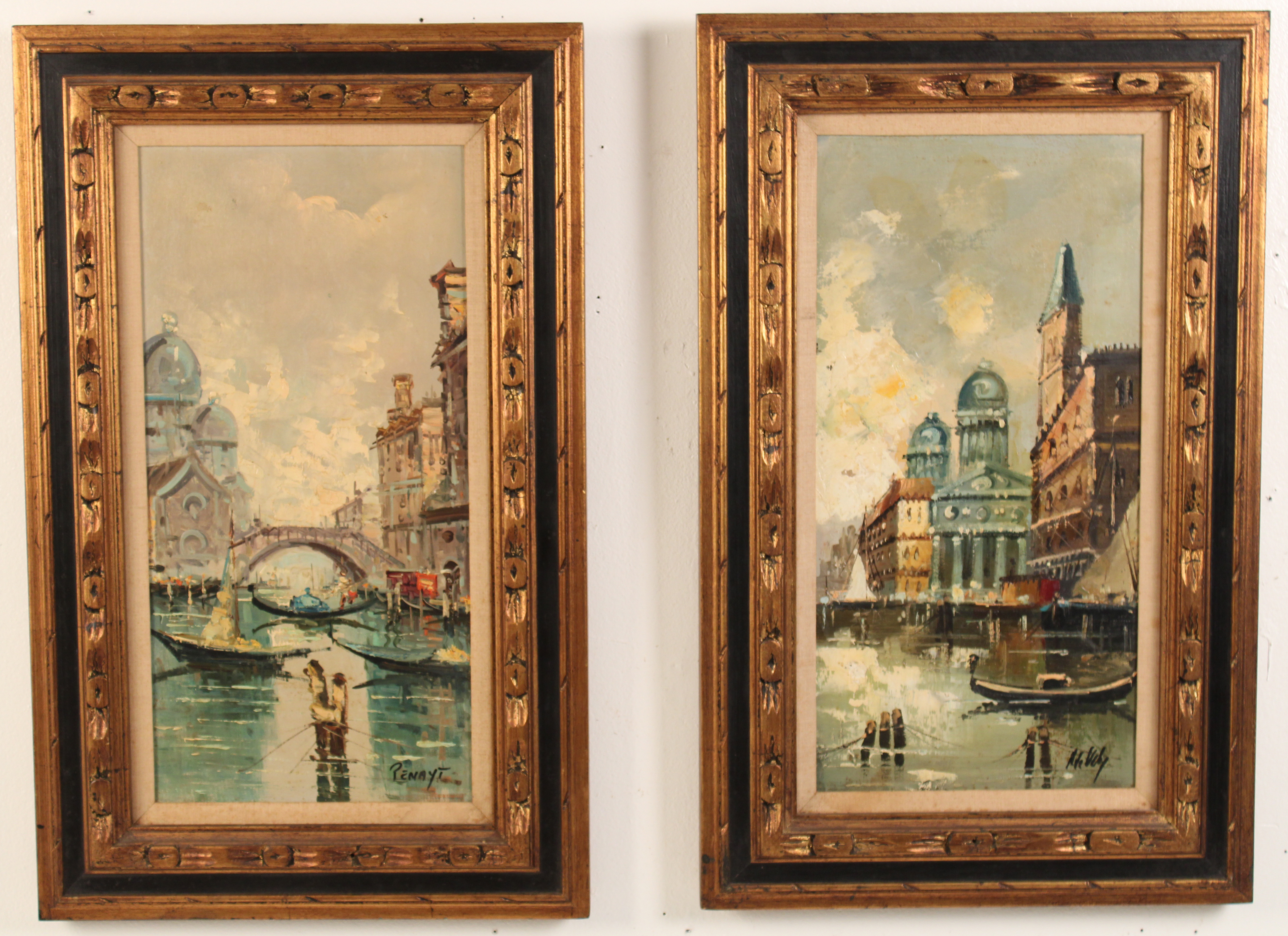 PR OF 20TH C. ITALIAN O/C CANAL