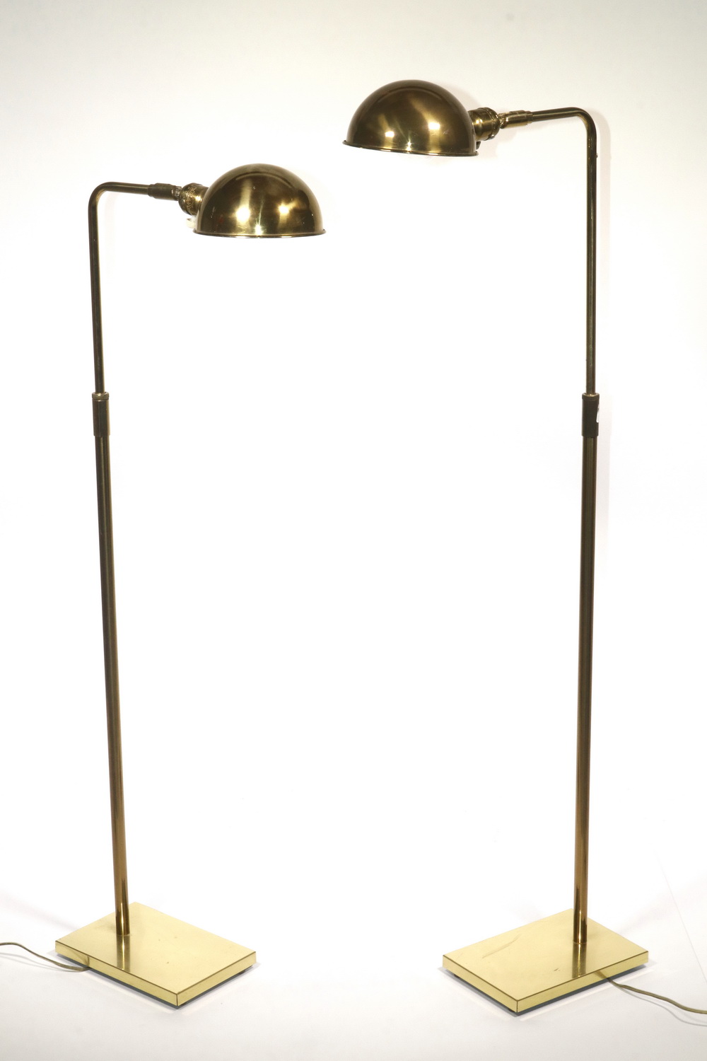 PR OF ADJUSTABLE FLOOR LAMPS Pair