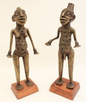 PR. OF ANTIQUE AFRICAN BRONZE