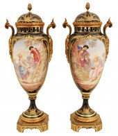 PR. OF BRONZE MTD SEVRES STYLE