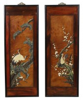 PR OF CHINESE CARVED HARDWOOD