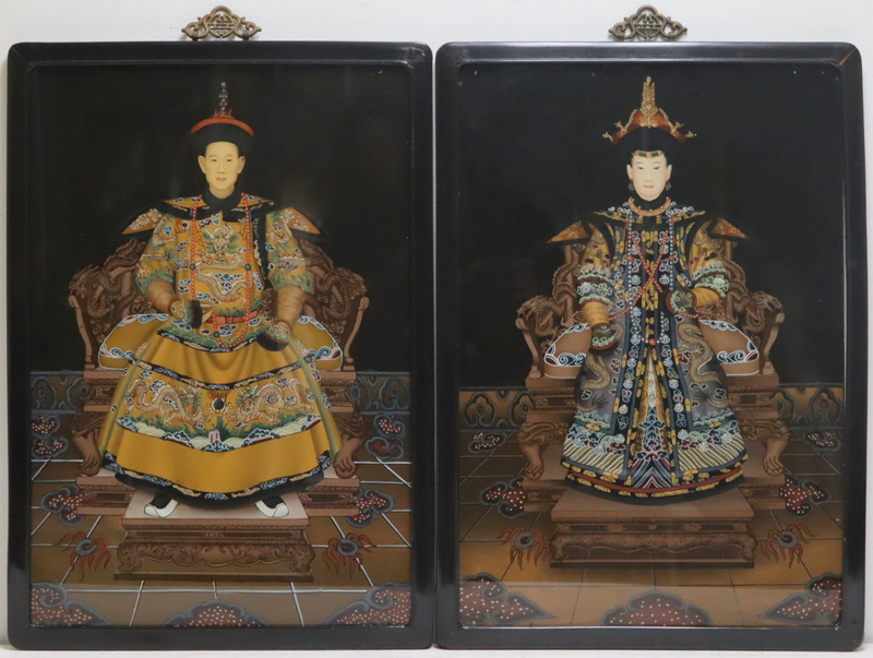 PR OF CHINESE REVERSE PAINTED
