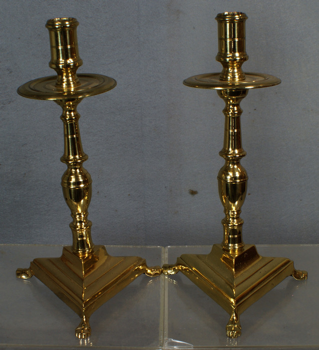Pr of Early candlesticks, 10-1/2"