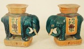PR. OF ELEPHANT FORMED GLAZED