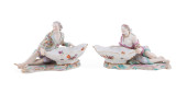PR OF FIGURAL MEISSEN SWEETMEA