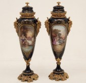 PR OF FRENCH COBALT SEVRES POR