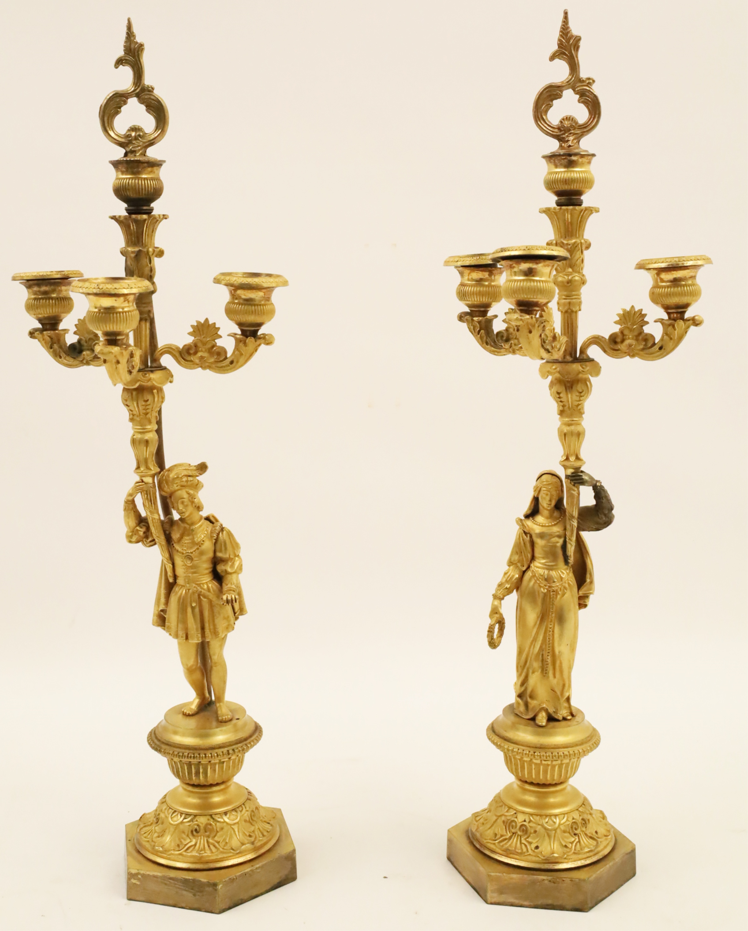 PR. OF FRENCH DORE BRONZE FIGURAL