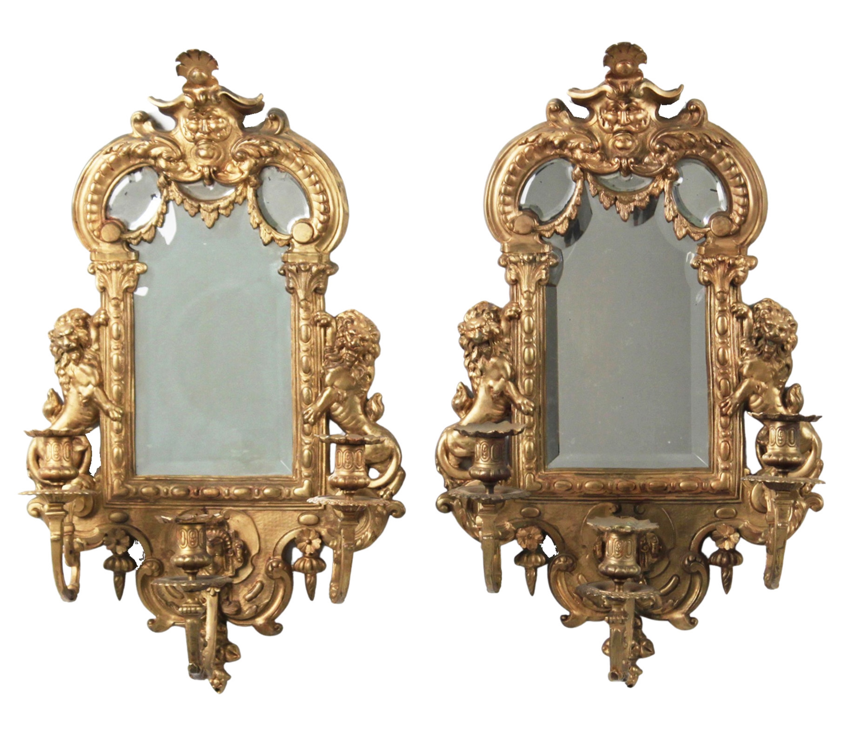 PR. OF FRENCH GILT BRONZE