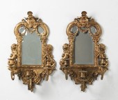 PR OF FRENCH GILT BRONZE 3 LIG