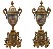PR. OF FRENCH SEVRES CAPPED UR