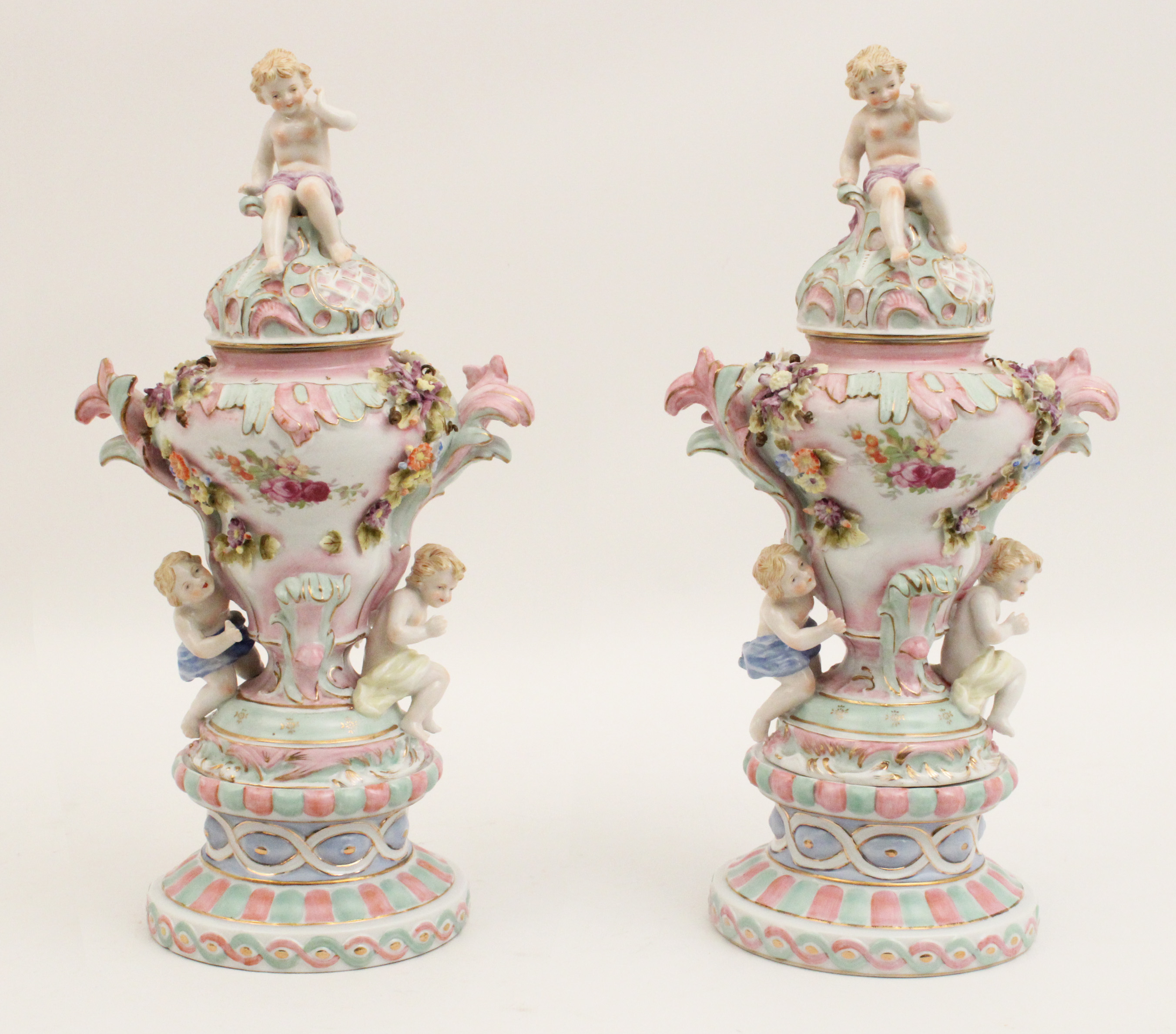 PR. OF GERMAN PORCELAIN CAPPED