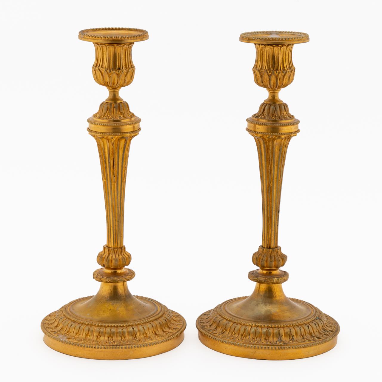 PR. OF GILT BRONZE NEOCLASSICAL