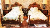 PR OF ITALIAN BAROQUE CARVED W