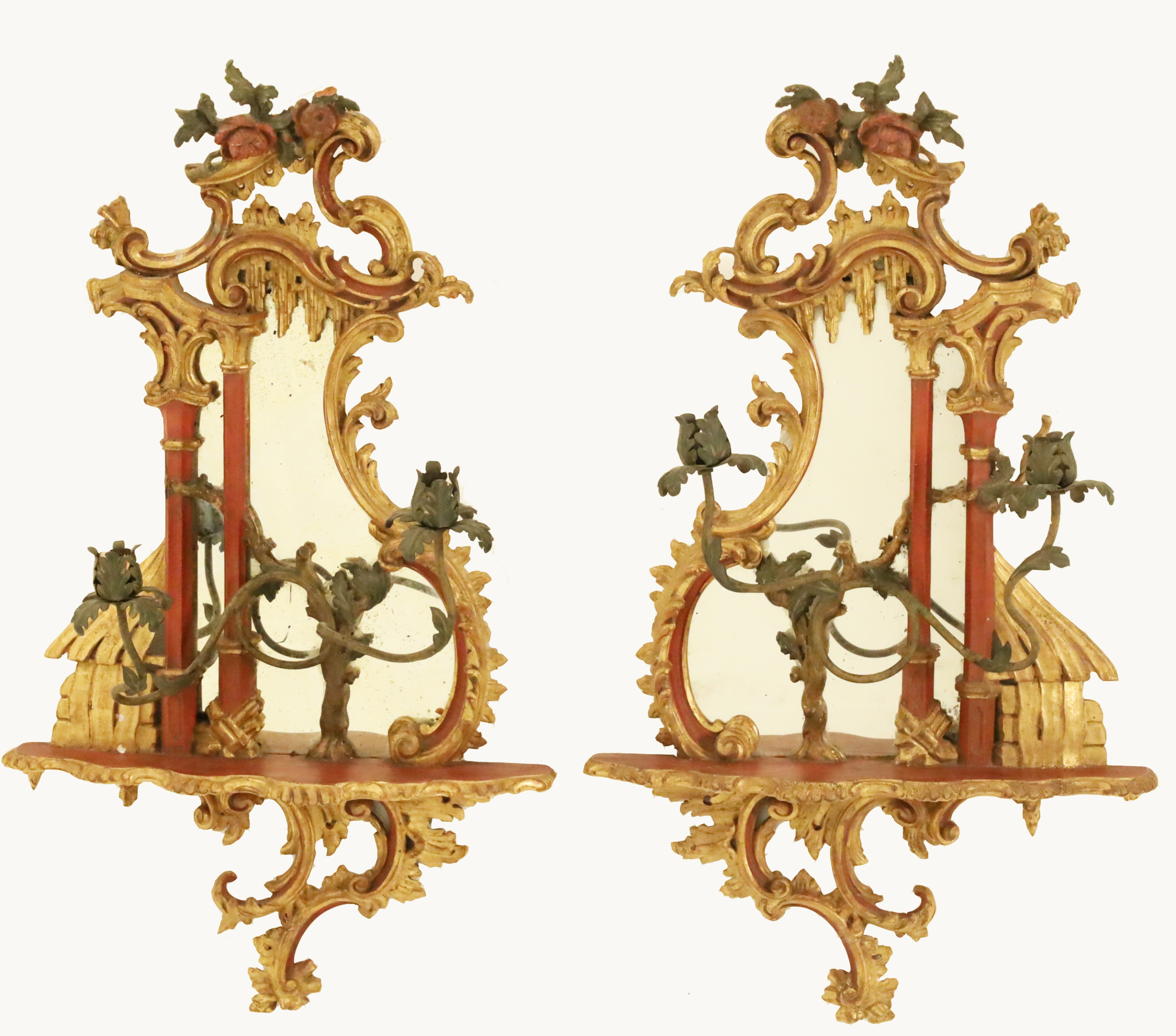 PR. OF ITALIAN GOLD GILT 2 LIGHT