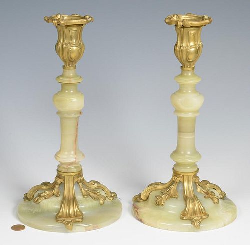 PR. OF ITALIAN MARBLE & GILT BRONZE