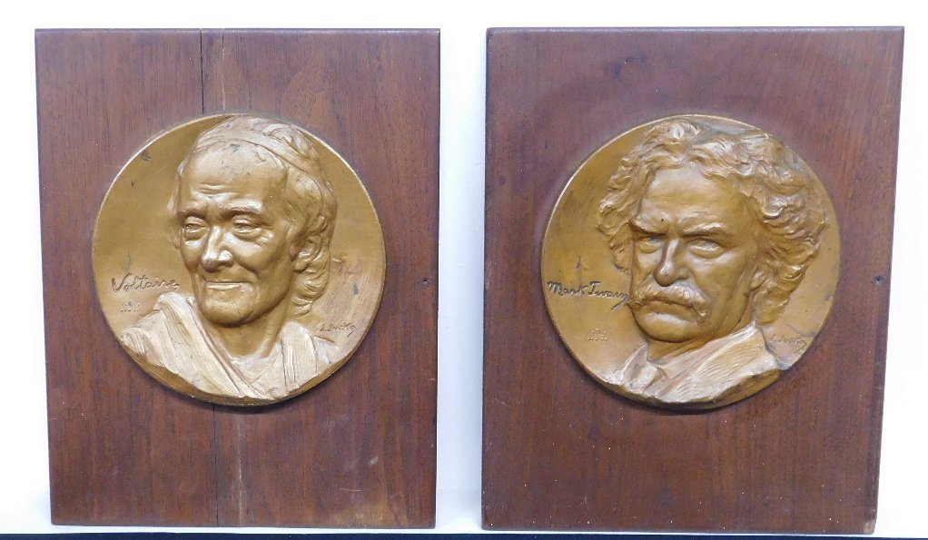 PR. OF JENO JUSKO BRONZED PLAQUES