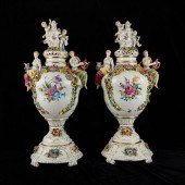 PR OF LARGE PORCELAIN VON SCHI