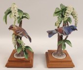 PR OF LAZULI BUNTING ON CHOKE