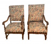 PR. OF LOUIS XIV STYLE WALNUT