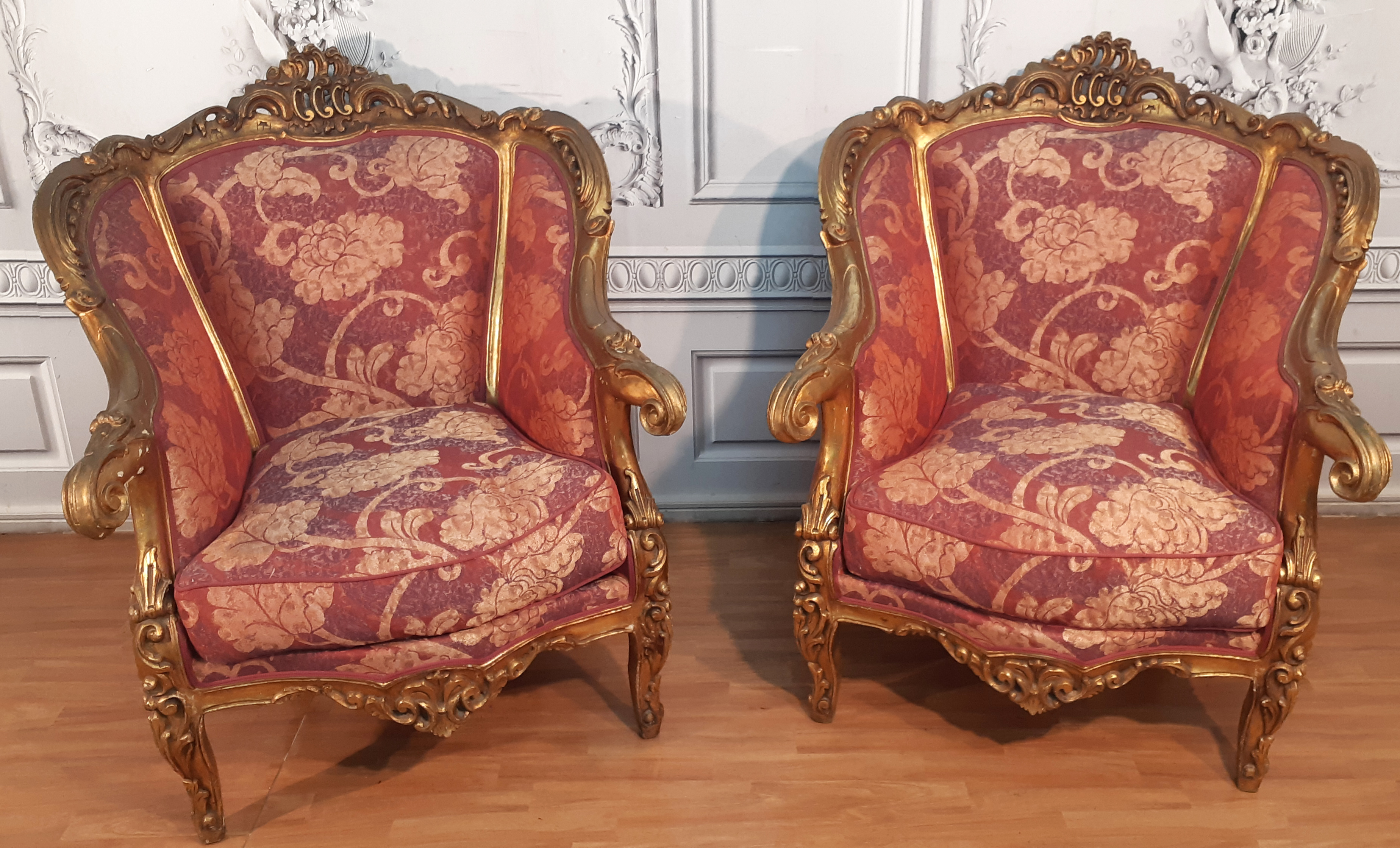PR. OF LOUIS XV STYLE GILTWOOD