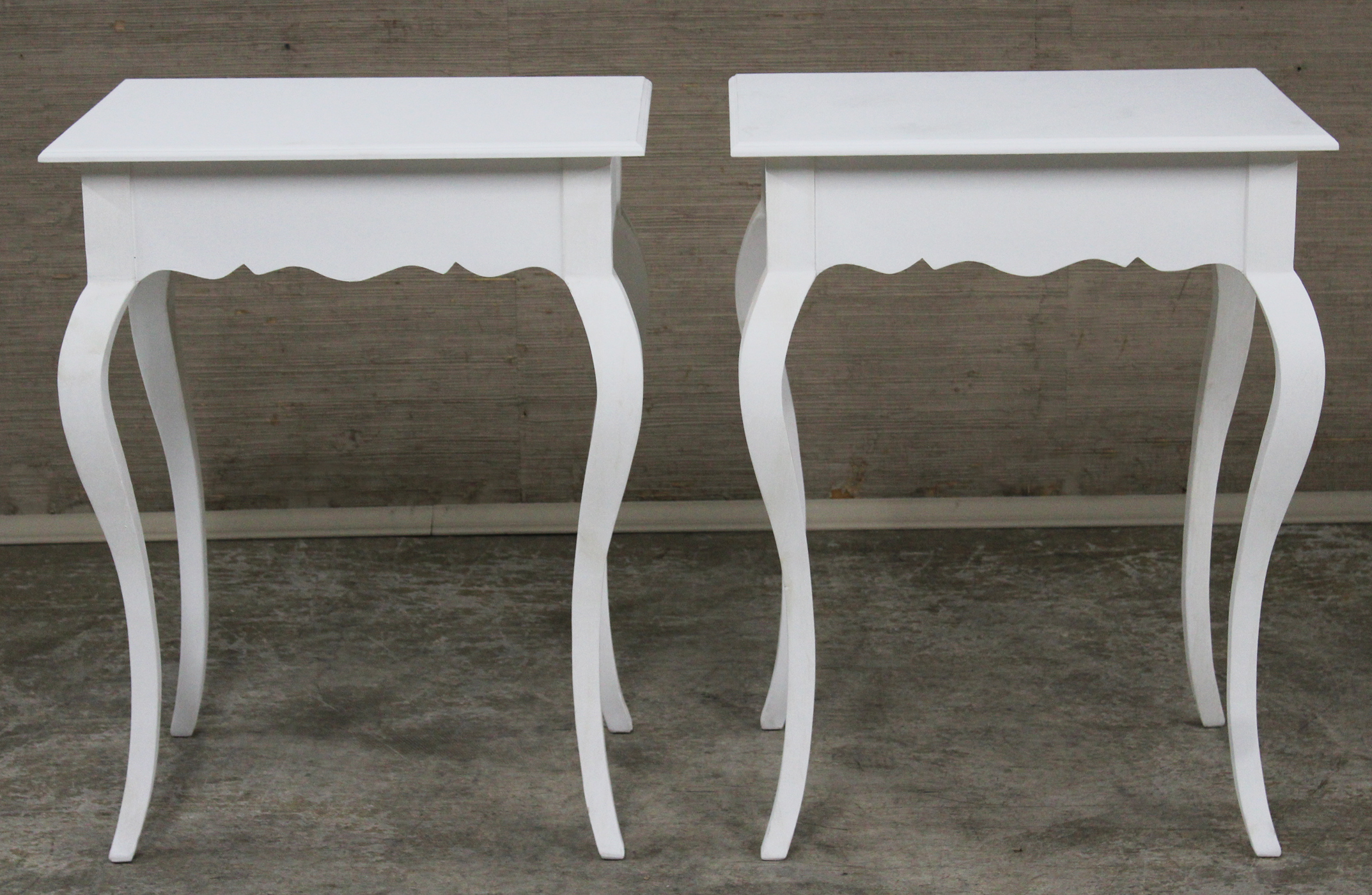 PR OF LOUIS XV STYLE PAINTED HIGH