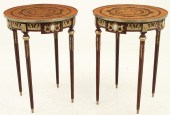 PR OF LOUIS XVI STYLE INLAID M