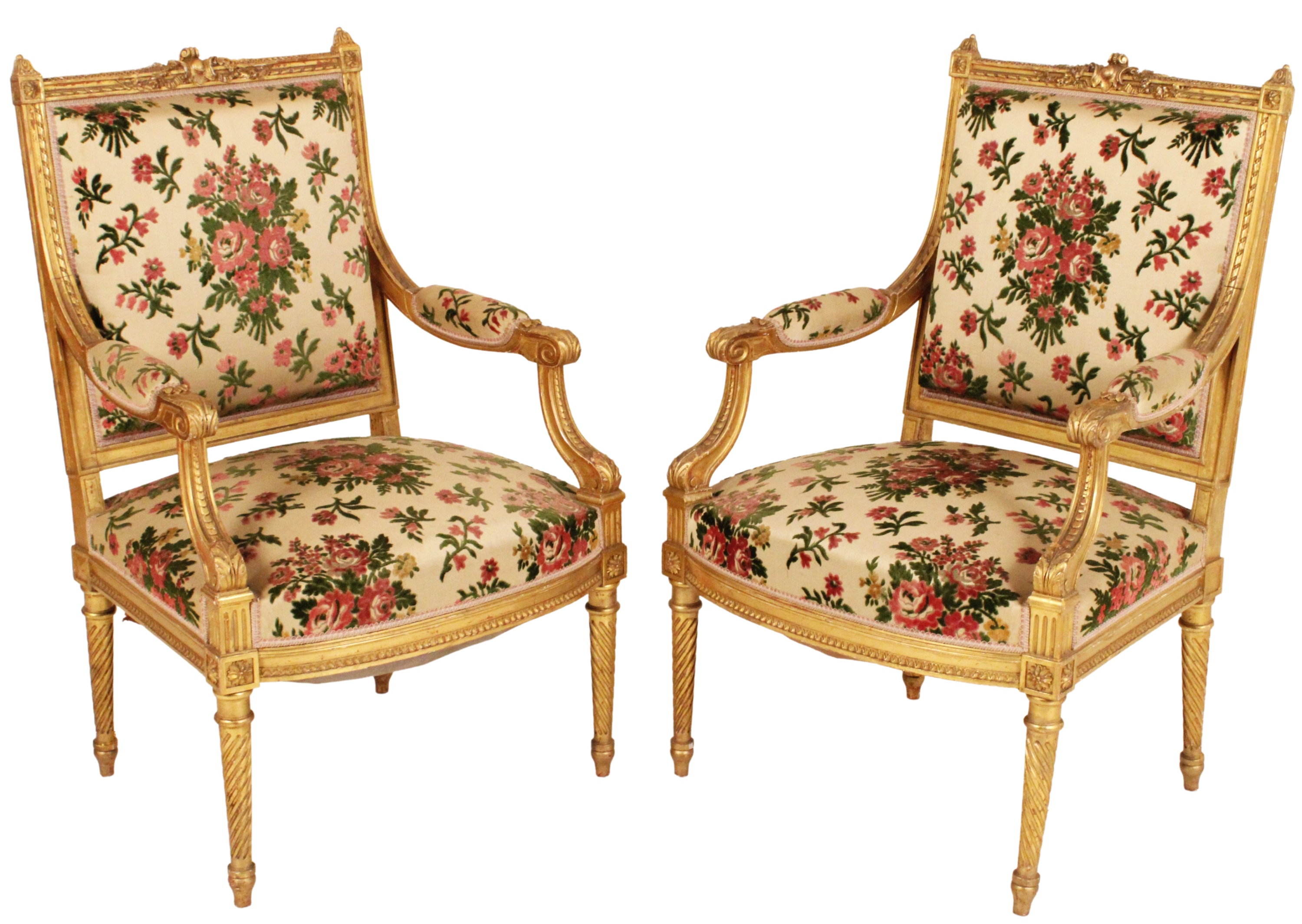 PR. OF LOUIS XVI STYLE GILTWOOD