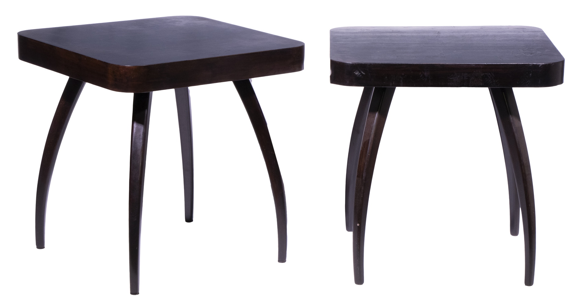 PR OF MID-CENTURY END TABLES,