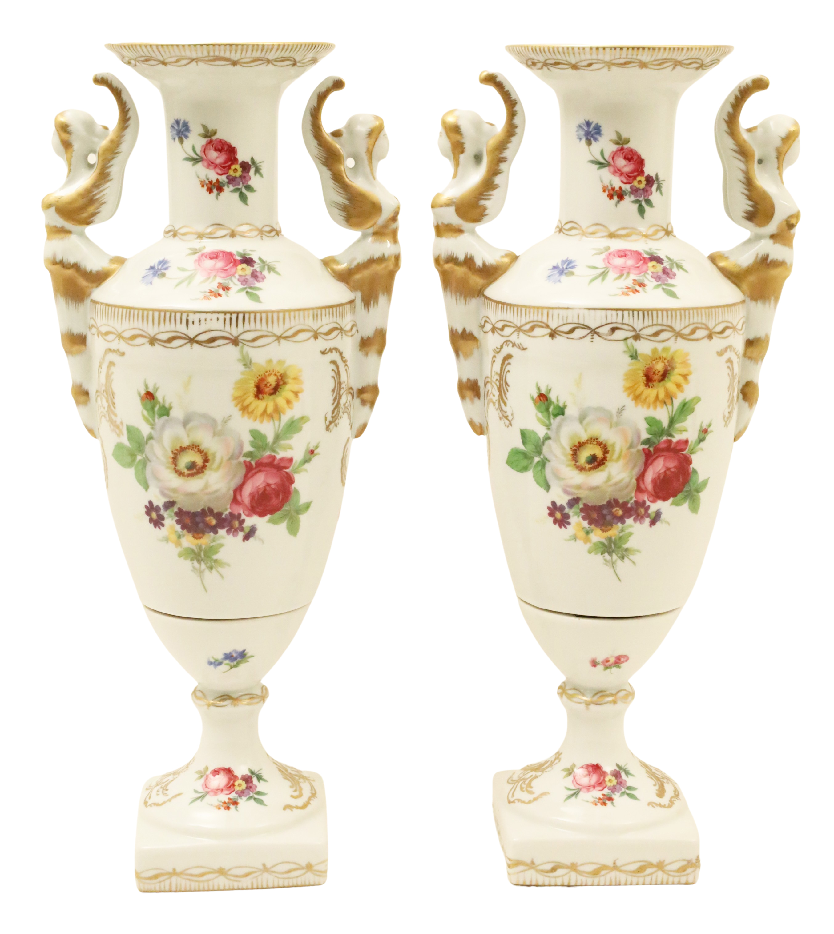 PR OF PARIS ROYAL PORCELAIN VASES