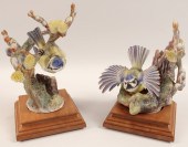 PR OF PORCELAIN MODELS OF BLUE