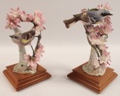 PR OF PORCELAIN MYRTLE WARBLER