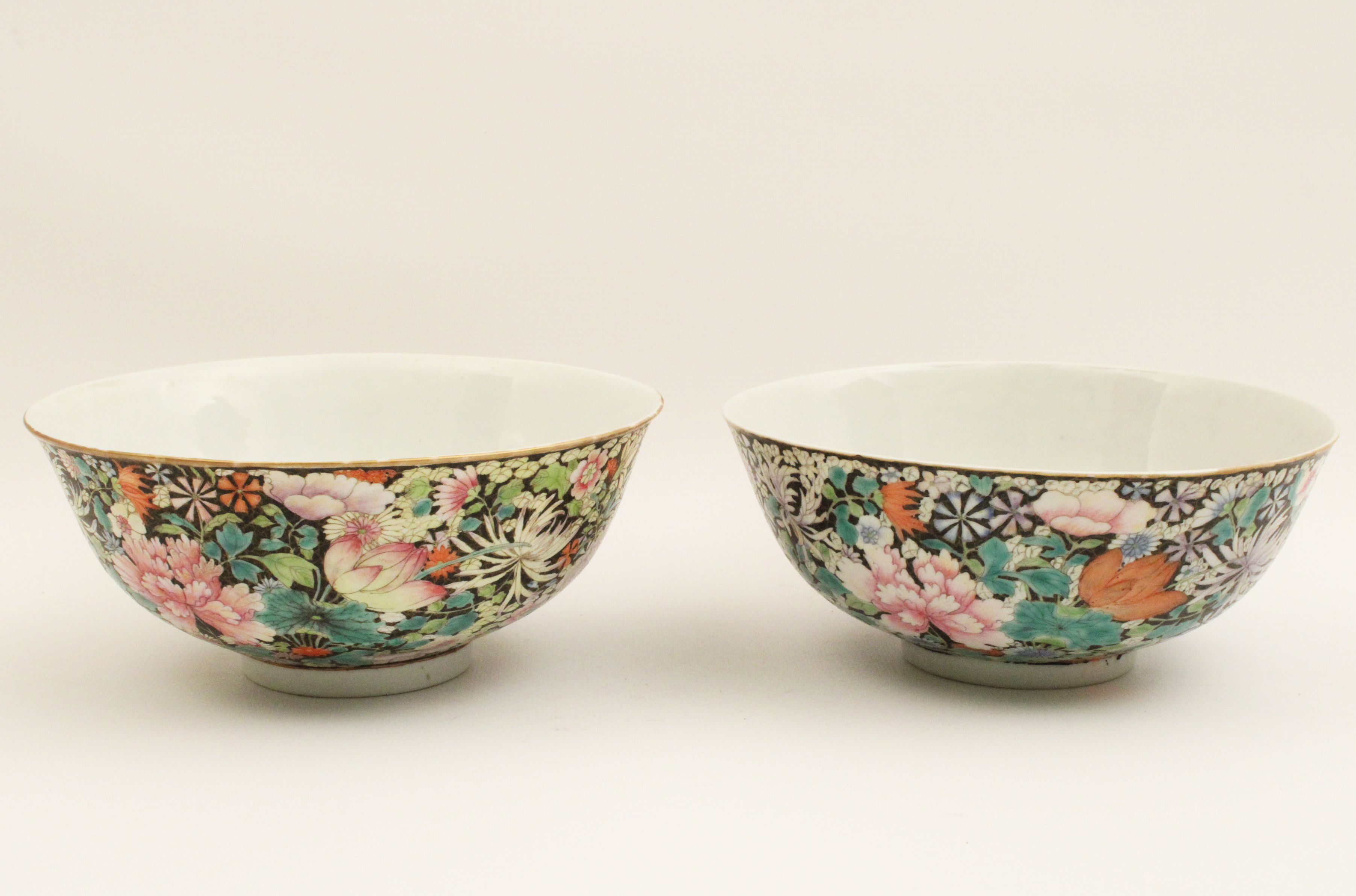 PR OF QING DYNASTY ENAMEL FOOTED