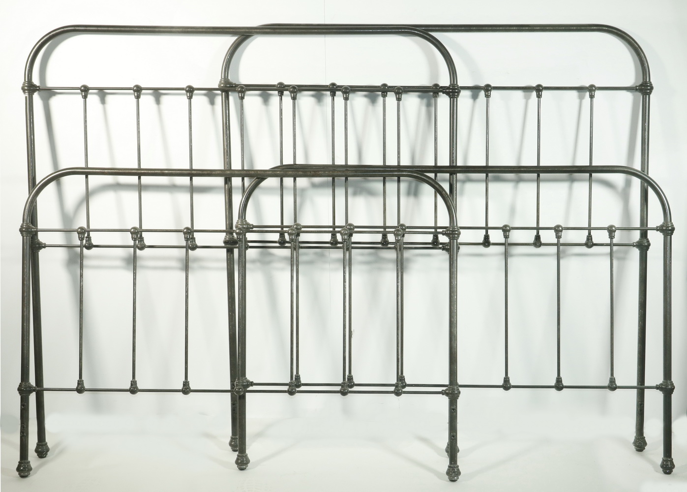 PR OF REPLICA IRON BED FRAMES