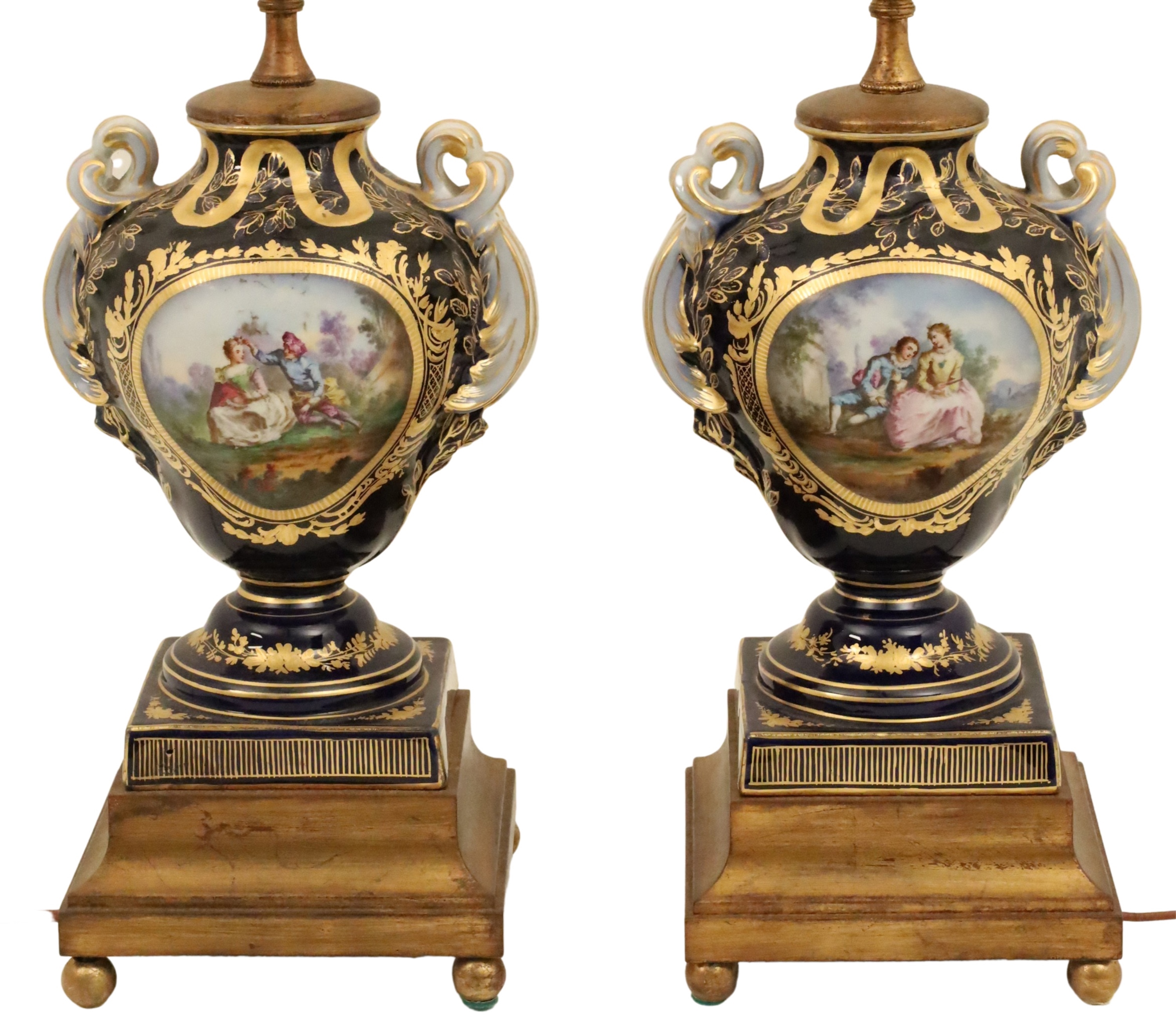 PR. OF SEVRES STYLE PORCELAIN