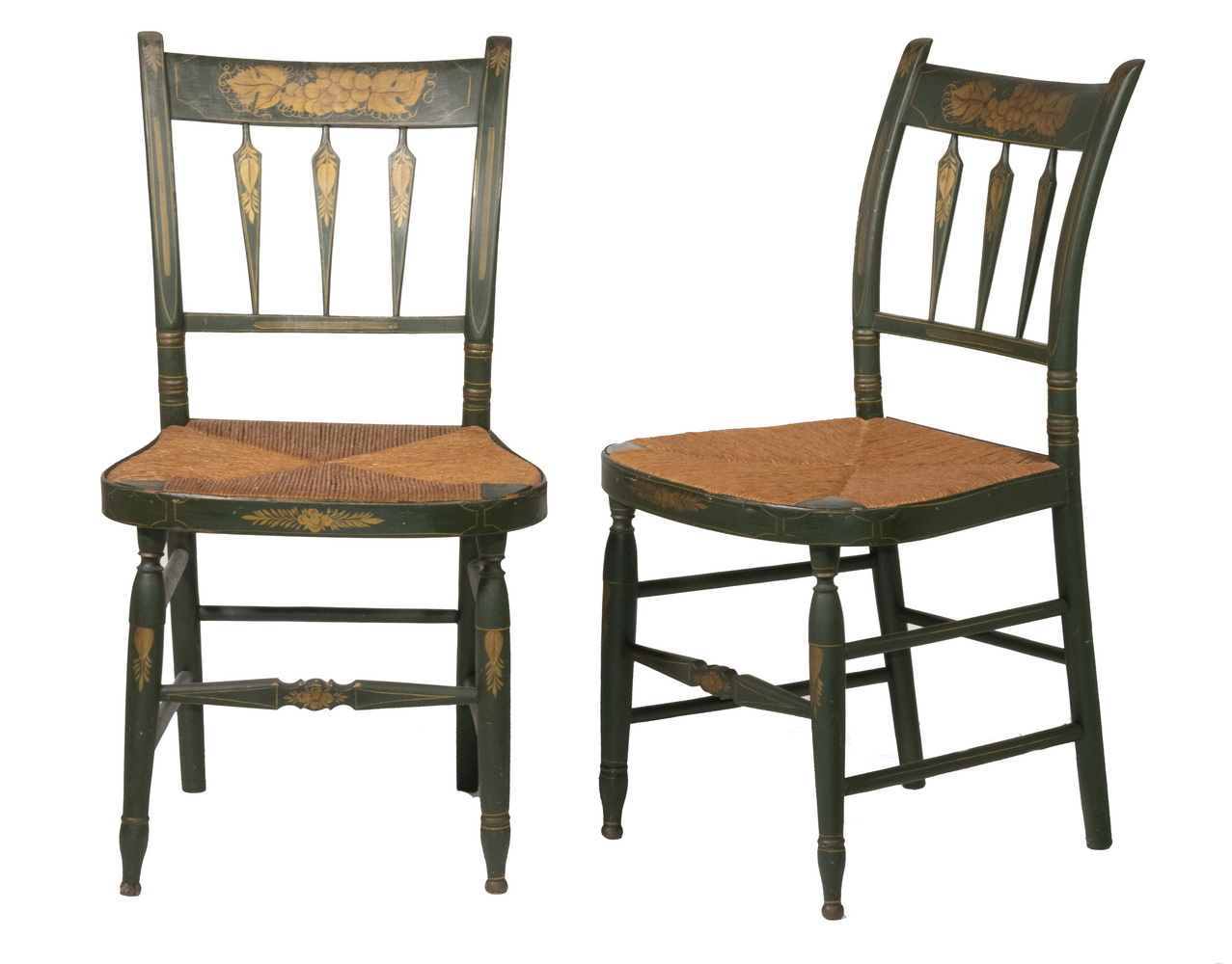 PR PAINTED THUMB BACK SIDE CHAIRS