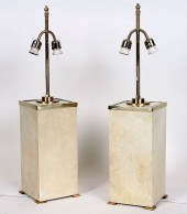 PR PARCHMENT TABLE LAMPS MANNE