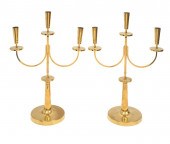 PR. PARZINGER BRASS CANDELABRA
