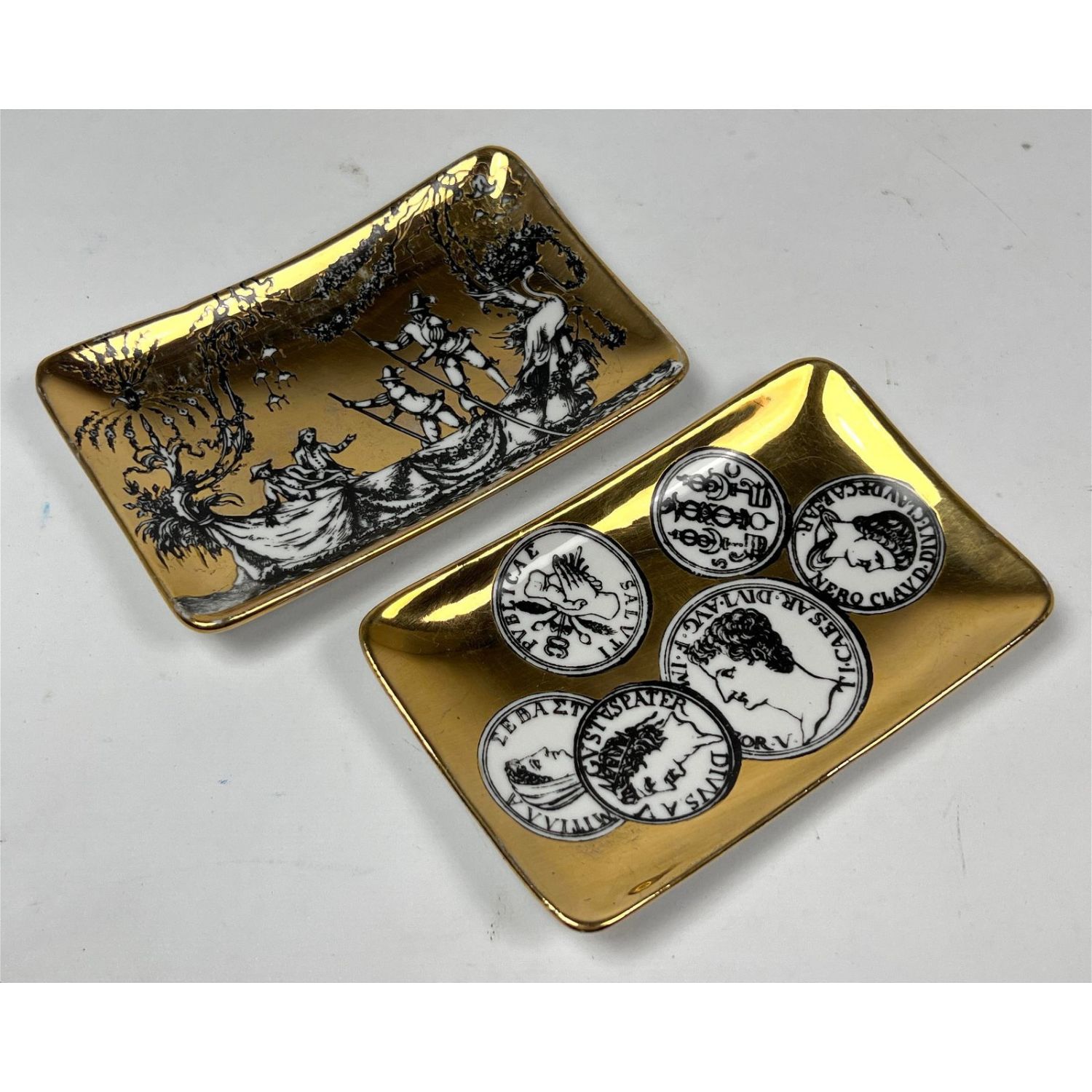 Pr PIERO FORNASETTI Milano Gilt