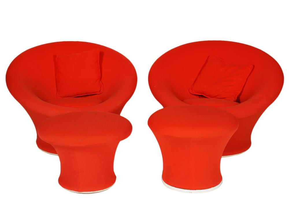 PR. PIERRE PAULIN 'MUSHROOM' CHAIRS