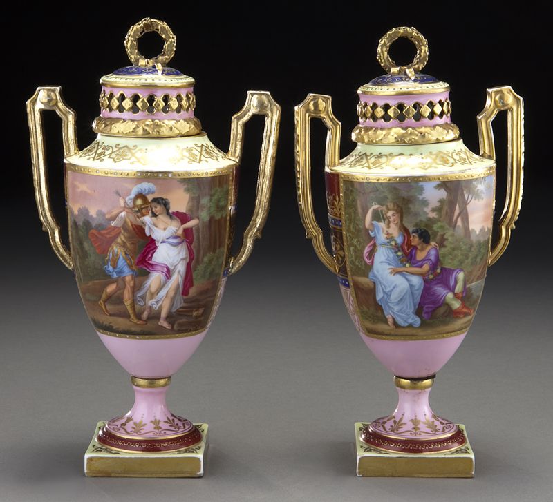 Pr. Royal Vienna porcelain lidded