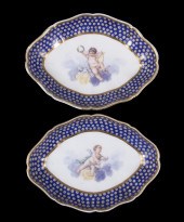 PR SEVRES PORCELAIN BOWLS WITH