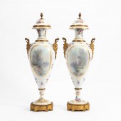 PR., SEVRES STYLE SIGNED HAND-