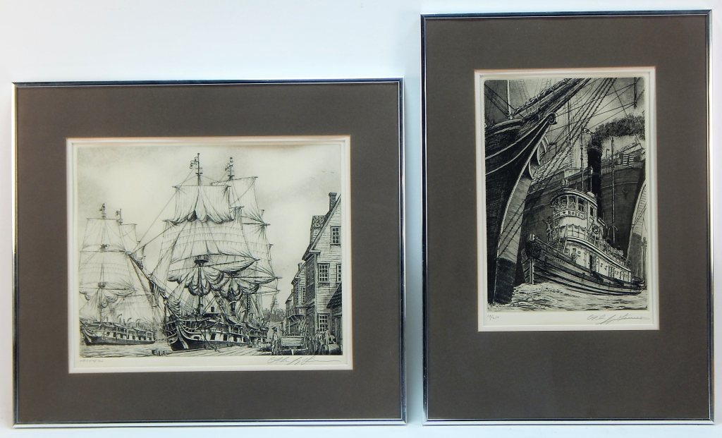 PR SIGNED BLACK AND WHITE NAVAL