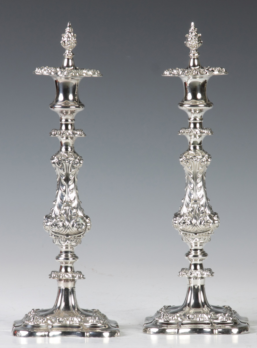 Pr. Silver Plate Rococo Style